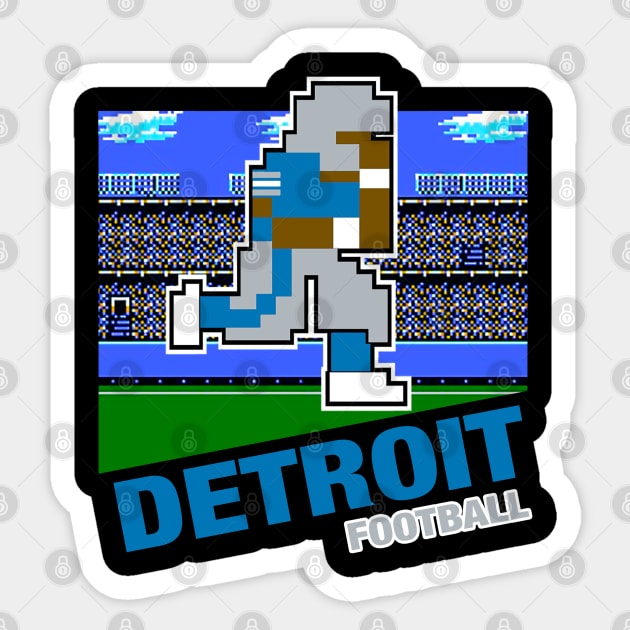 Detroit Football Sticker by MulletHappens